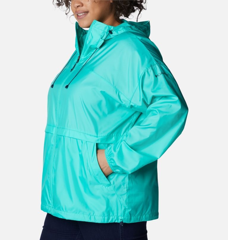 Jacheta Columbia Alpine Chill Windbreaker Dama Turcoaz | Plus Size ST09ZS8Q7